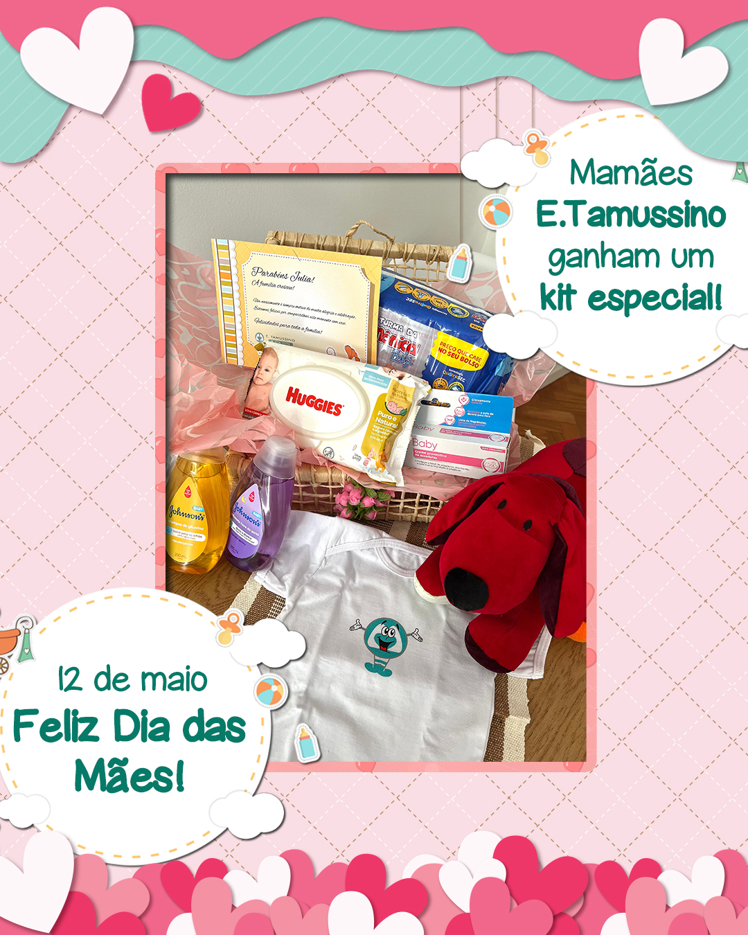 E.Tamussino lança kit bebê para mamães e papais