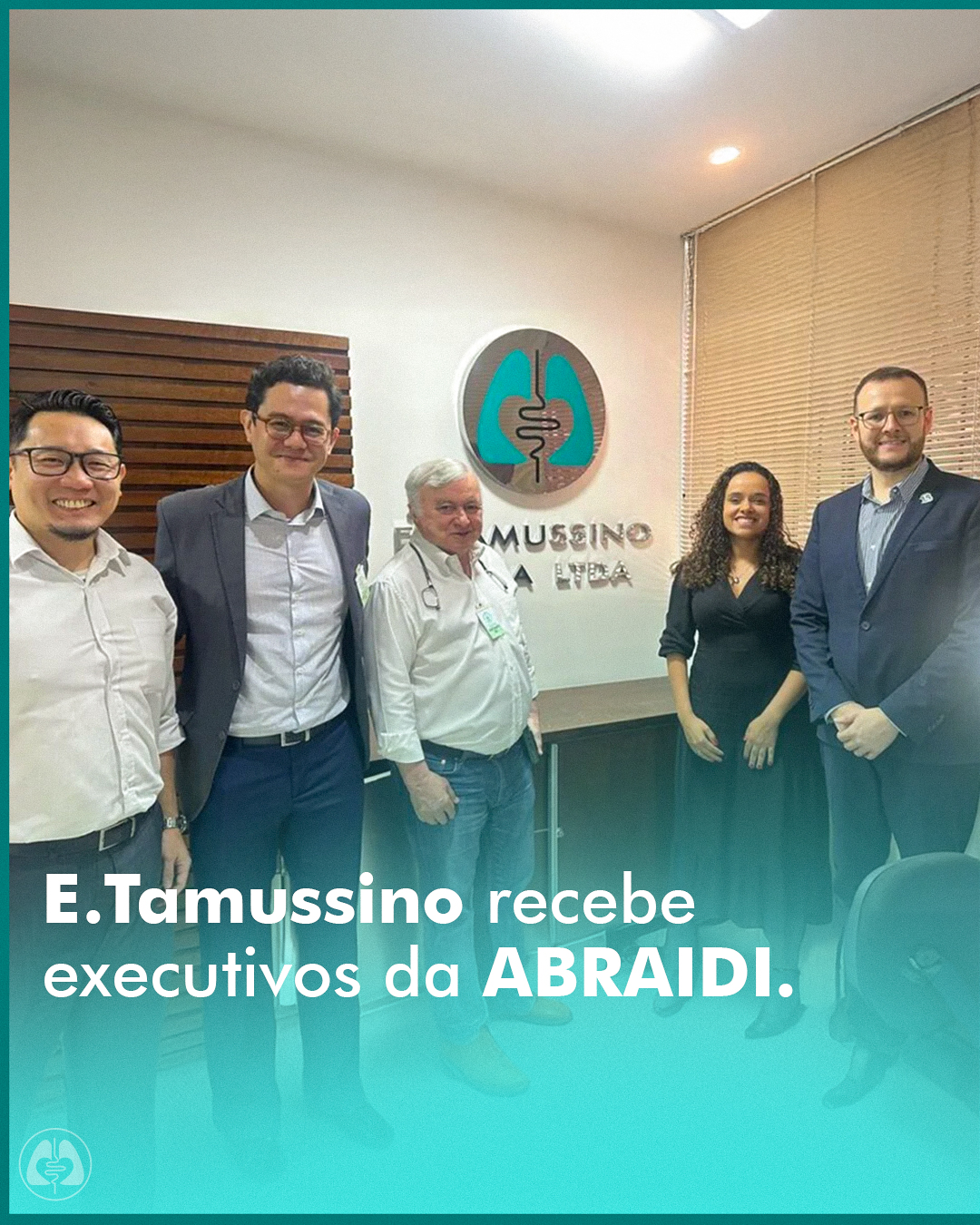 E.Tamussino recebe executivos da ABRAIDI.