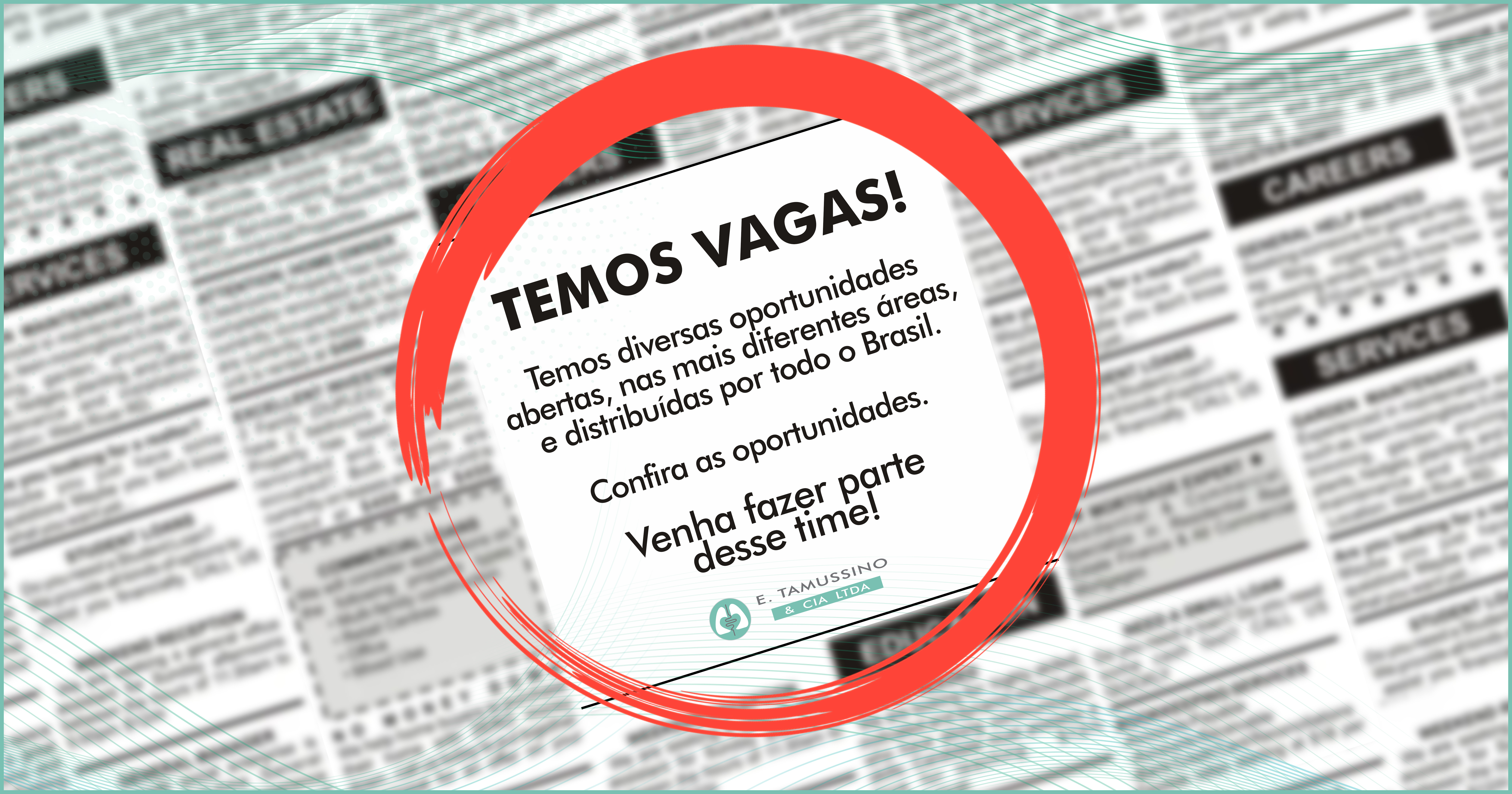 Vagas abertas – Março/2022